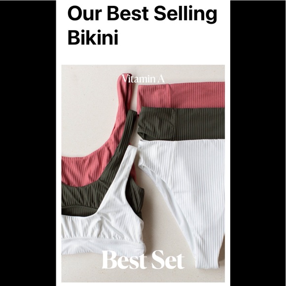 🔥 Clearance NWT Vitamin A Two Piece Swimsuit - Picture 12 of 14